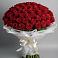 Букет 101 Красная роза Блэк Мэджик в Орле