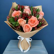 Букет цветов из:  Розы и Альстромерии в Орле