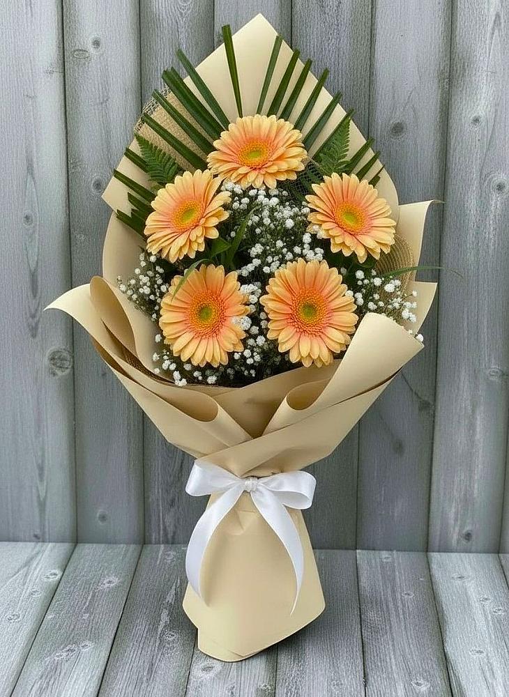 Букет цветов из: Герберы в Орле