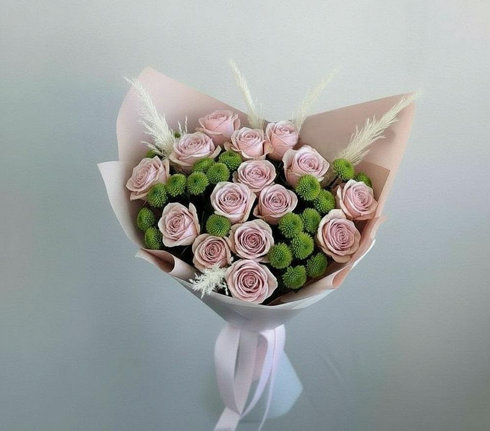 Букет цветов из: Розы и Хризантемы в Орле