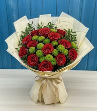 Букет цветов из:  Розы и Хризантемы #REPLACE_PRED# Орле