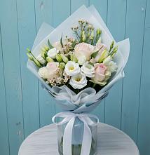 Букет цветов из:  Розы и Лизиантусы #REPLACE_PRED# Орле