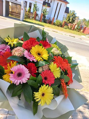 Букет цветов из: Герберы в Орле