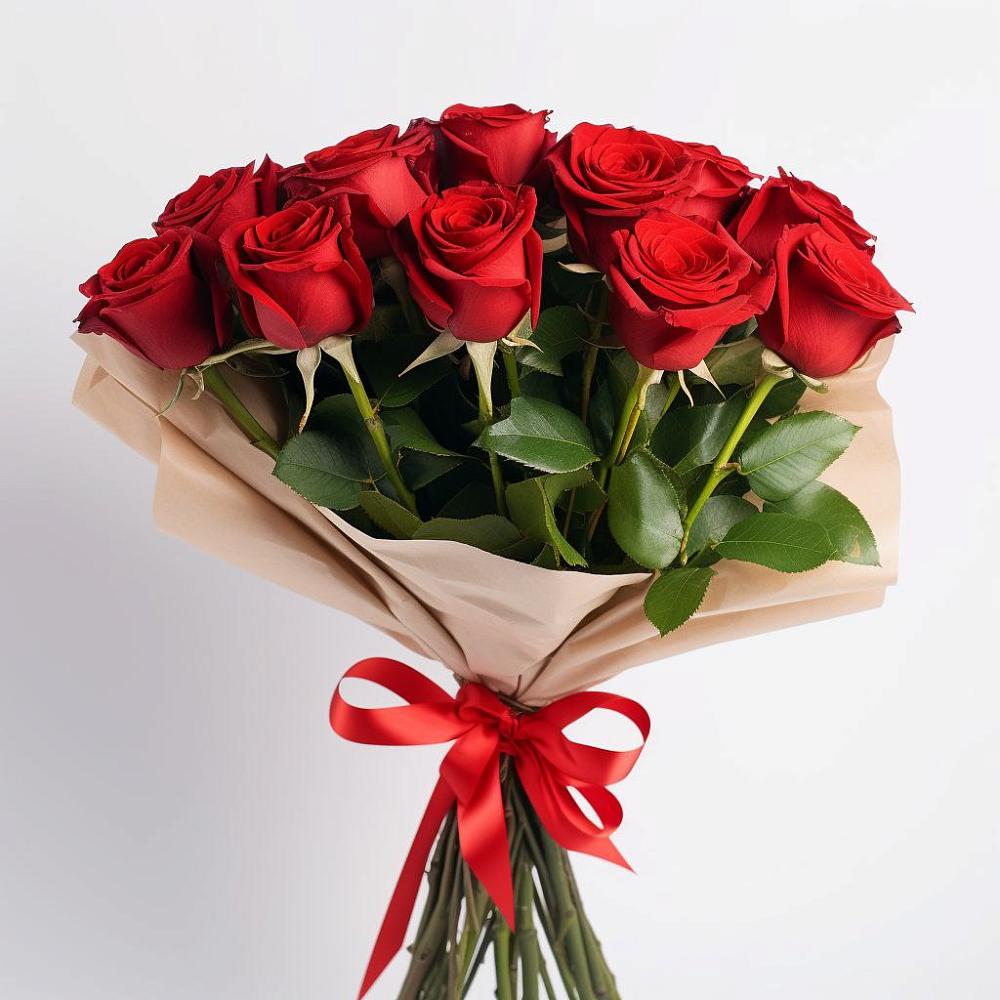 Букет 11 Красных роз Эдлесс Лав в Орле