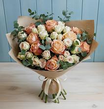Букет цветов из:  Альстромерии и Розы #REPLACE_PRED# Орле