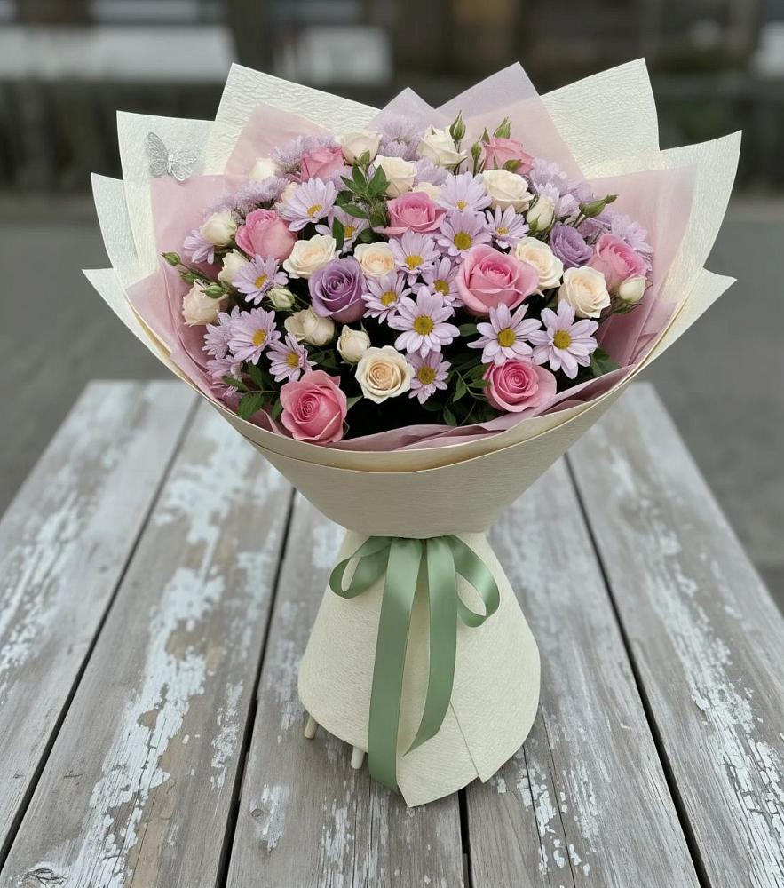 Букет цветов из: Розы и Хризантемы в Орле